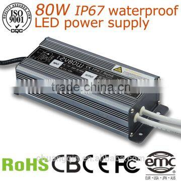 Switching power supply 24V 80w Waterproof IP67 led power supply