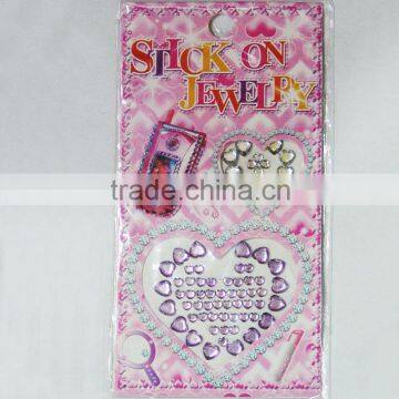 Custom adhesive acrylic rhinestone stickers for plastic cup