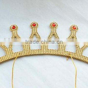 9cm Highx12cm Diameter Metallic Silver Plastic Tiaras Children Tiaras and Crowns
