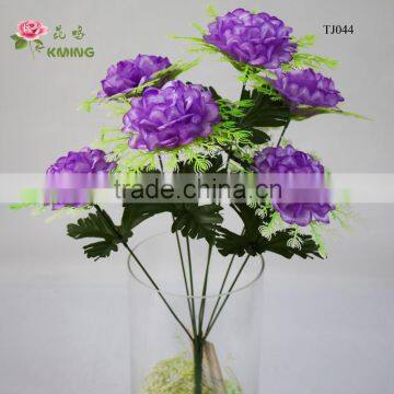 silk chrysanthemum flower 52cm length 7 heads for decoration