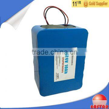 electric bicycle battery,24v 10ah lifepo4 battery pack with BMS