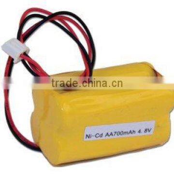 2016 free samples ni-cd aa 700mah 4.8v battery for tools and toys