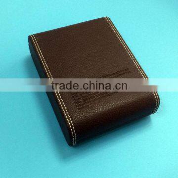 Custom luxury leather gift packing box printing service