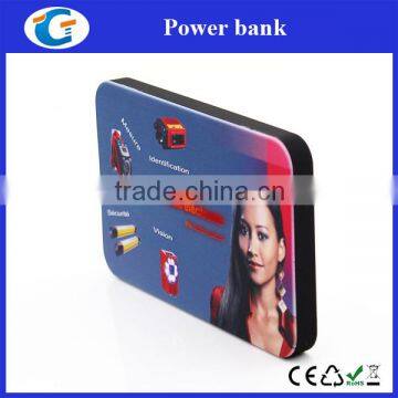 2500mAh Full Color Printing Combo LED Logo USB Power Bank