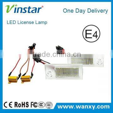 One year warranty canbus led license plate lamp for Audi A6