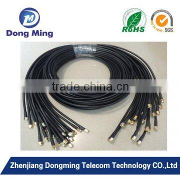 SMA Male to SMA Right Angle Male Coaxiall Connector for LMR200 Cable Antenna photo-1