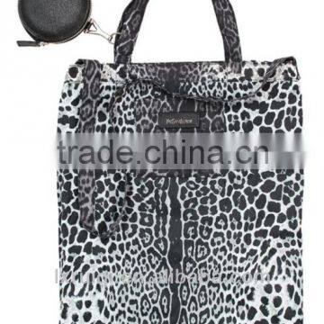 fashionable handled nylon shopping bags