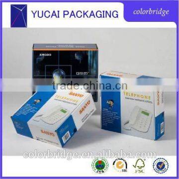 fresh style coated board print packaging box for The phone