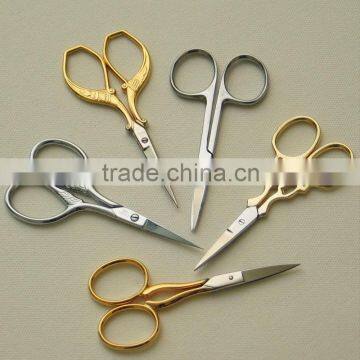 Professional High Quality Fancy Nail Scissors - fancy gold scissors cuticle nail scissors