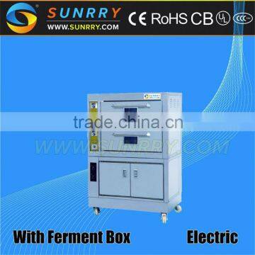 Hot sale good price stainless steel 3 deck industrial electric bakery deck oven with fan steam proofer