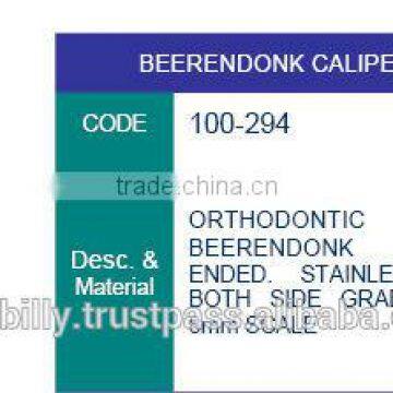 caliper beerendonk , dental instruments, dental lab instruments