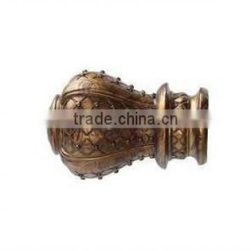 middle east market good quanlity curtain tube curtain pipe finial-westminister type