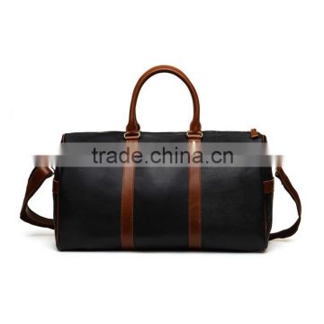 Top grade leather trolley bags fashion travel bag fancy unisex luggage bag