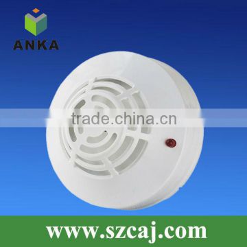 Combined heat alarm and smoke detector for fire alarm