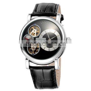 2016 Top Sale SKONE Genuine Leather Men Cheap Automatic Watch Supplier's Choice photo-2