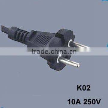 10A 250V Korea power cord plug