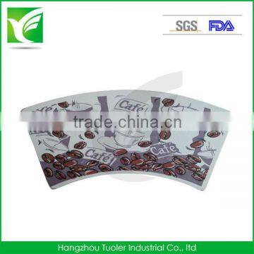 Flexographic Printed PE Coated Paper Cup Sleeve