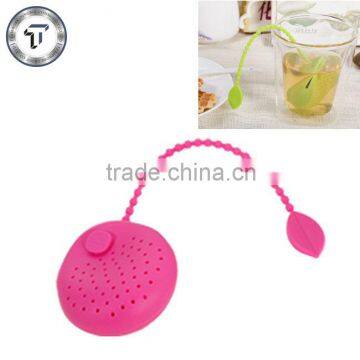 FDA stardand silicone tea bag strainer