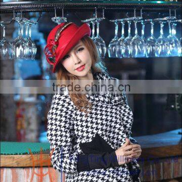 Wholesale new style elegant 100% wool felt hat body for winner