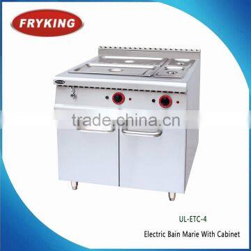 Electric Bain Marie with Cabinet For Hotel And Restaurant