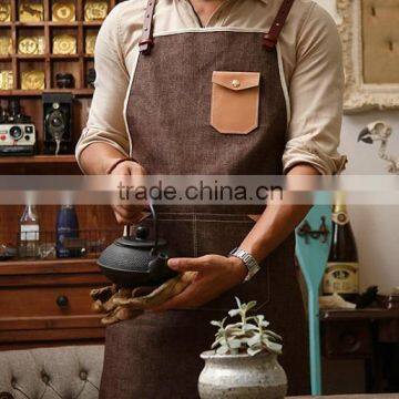 Custom high quality and durable work denim aprons