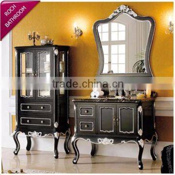 ROCH 153 Excellent Quality Wood Cabinet Bathroom Large Storage