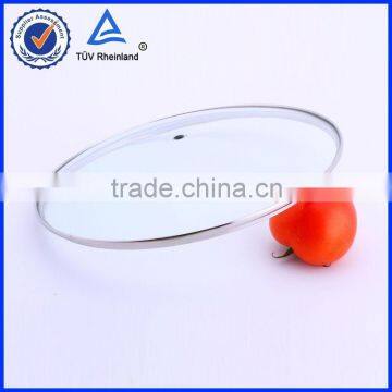 G type high dome sandblast glass lids .