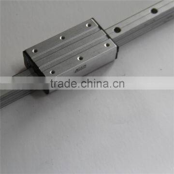 aluminium double rail and block