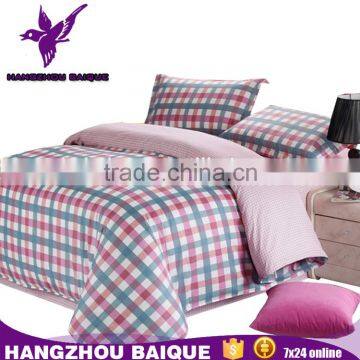 Manufacturer in China Printed Bedding Sets with Little Squares