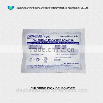 high-purity chlorine dioxide used in water treatment