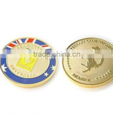 Gold commemorative medals