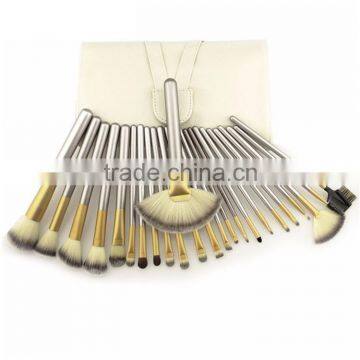 High quality private label champagne gold cosmetic brush set shaving makeup wholesale