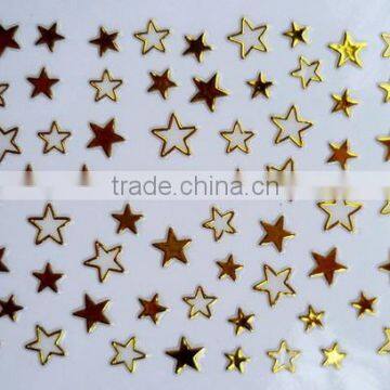 12Designs Golden Nail Art Water Decal Sticker Transfer Stickers (XF6061-6072)HN1810 photo-2