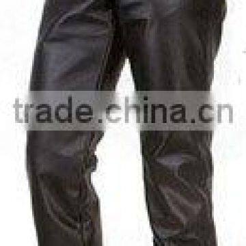 Leather Motor Bike Plain Jeans