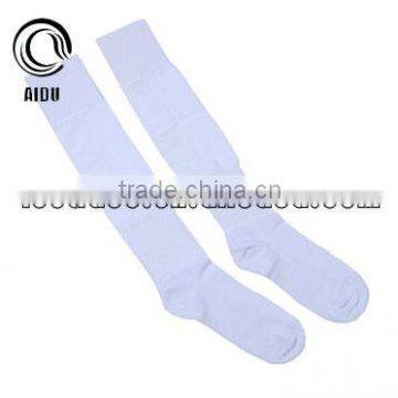 White Football Socks High Quality Custom Design Sport Socks Men Soccer Socks