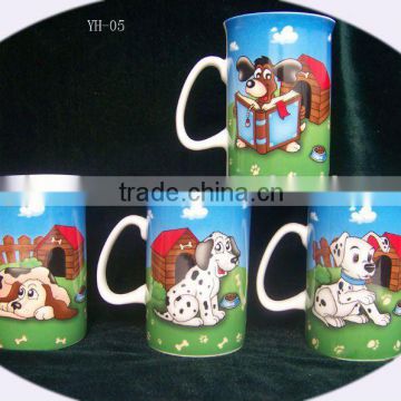 animal printing porcelain mug