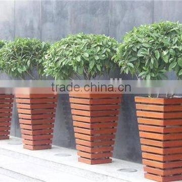 FRSTECH composite wood terracotta flower pot WPC flower pot