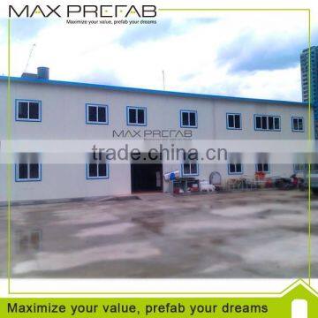 Cheap prefabricated steel house with light steel frame & sandwich panels