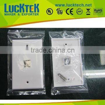 1 Gang USA type Plastic Duplex wall Receptacle