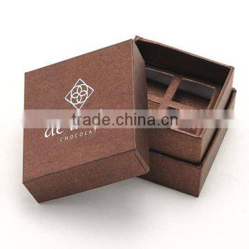 Manufacturer Custom Paper Chocolate Packaging Box with Top and Bottom