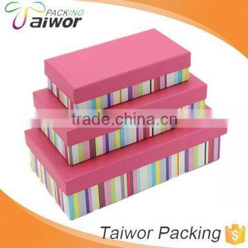 Wholesale Fancy Custom Printing paper gift Box with lid