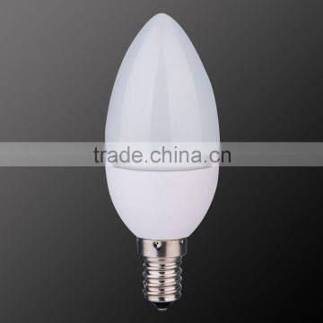 C37 quality warm white e14 led candle light Ceramic Housing CE RoHS