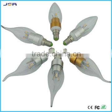 3W EPISTAR chips e14 led flicker flame candle light bulbs