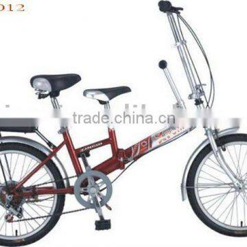 20" Folding Bike hi-ten frame and fork XR-FO2012