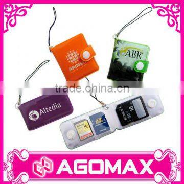Practical cute design plastic SIM card storage case