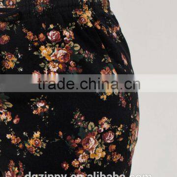 Slim Floral Print Cotton Pant and Comfortable Lounge Pants