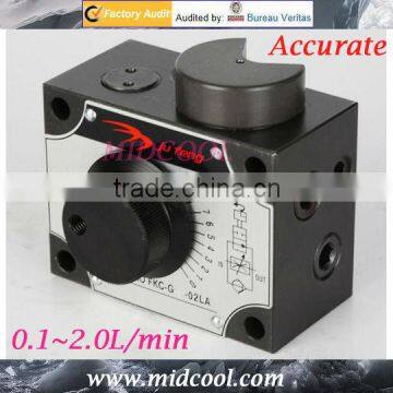 Precise flow control valves hydraulic flow rate range 0.1-2.0L/min manual Hydraulic check valve