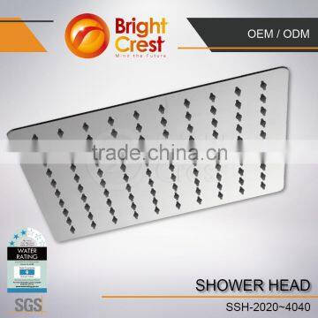 Bathroom Rainfall Square Shower Head with High Quality