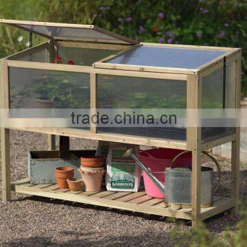 LEAFFY-Wooden Garden Green House GH-338 photo-2