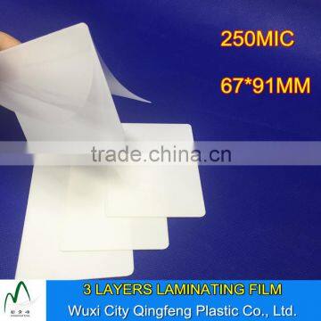 Laminating Pouches 3mil 5mil 7mil 10mil Hot Laminating Pouch Film White 3 Layers Factory Sheets Of Laminate